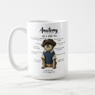 Anatomie van een Shih Tzu Onvoorwaardelijke Liefde Koffiemok