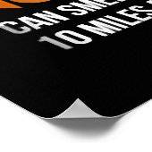 Anatomie van een Siberische Husky-hond grappige ku Poster (Hoek)