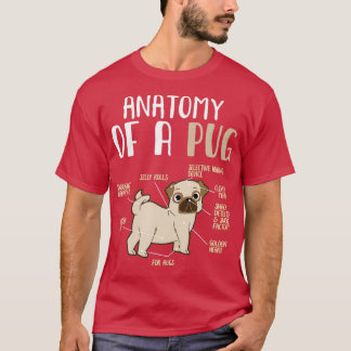 Anatomie van een stekelvarken met een hond van het t-shirt