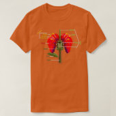Anatomie van een ventilator t-shirt (Design voorkant)