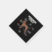 Anatomie van een Vizsla-hond Servet (Hoek)