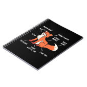 Anatomie van een vos notitieboek (Linkerzijde)