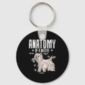 Anatomie van een West Highland White Terrier Sleutelhanger (Voorkant)