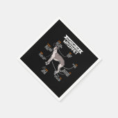 Anatomie van een wippethond servet (Hoek)