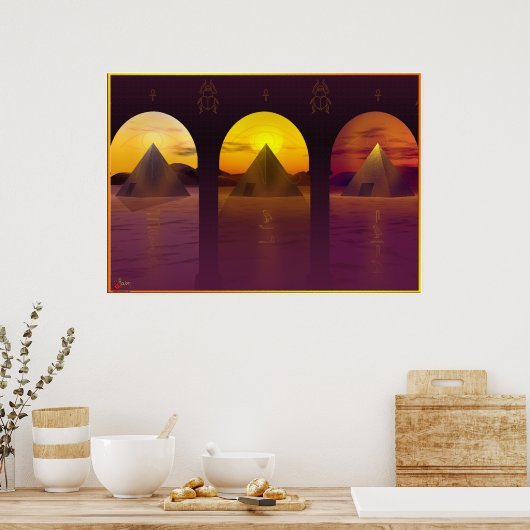 Anatomie van een zonnebank poster (Keuken)