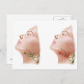 Anatomie van gezwollen lymfeknoden briefkaart (Voorkant / Achterkant)