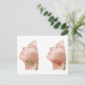 Anatomie van gezwollen lymfeknoden briefkaart (Staand voorkant)