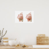 Anatomie van gezwollen lymfeknoden poster (Keuken)