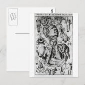 anatomie van het ademhalingssysteem briefkaart (Voorkant / Achterkant)