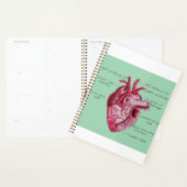 Anatomie van het hart planner (Display)