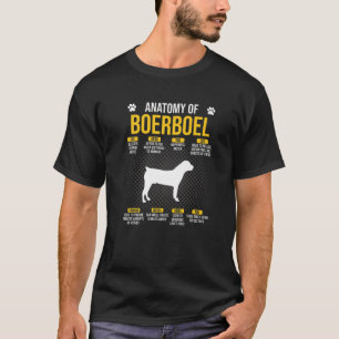 Anatomie van het Hondenliefhebber Boerboel T-shirt
