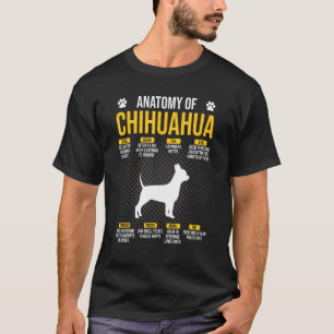 Anatomie van het Hondenliefhebber Chihuahua T-shirt