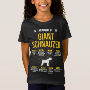 Anatomie van het Hondenliefhebber van Giant Schnau T-shirt