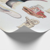  anatomie van het menselijk oor cadeaupapier (Hoek)