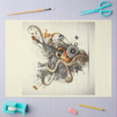 Anatomie van het Ontwerp 2 van de Reeks van de Muz Tissuepapier (Craft)