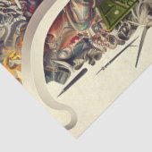 Anatomie van het Ontwerp van de Reeks van de Muzie Tissuepapier (Detail)