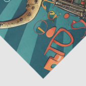 Anatomie van het Ontwerp van de Reeks van de Muzie Tissuepapier (Detail)