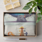 Anatomie van het Ontwerp van de Reeks van de Muzie Tissuepapier (Geschenk)