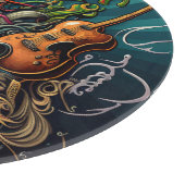 Anatomie van het snijvlak van muziek snijplank (Hoek)