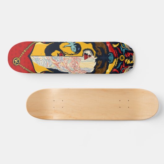 Anatomie van Jezus skateboard (Horizontaal)