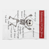 Anatomie van Jiu Jitsu BJJ Skeleton Submission Gui Theedoek (Horizontaal)