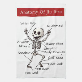 Anatomie van Jiu Jitsu BJJ Skeleton Submission Gui Theedoek