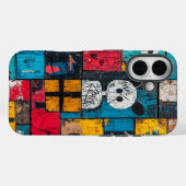 Anatomie van kleur Urban Street Art Phone Case (Achterkant (horizontaal))