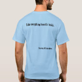 Anatomie van Luke Clothing T-shirt (Achterkant)