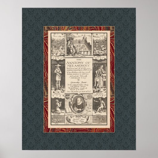 Anatomie van Melancholy Fascinerend Antiek Poster (Voorkant)