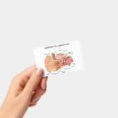 Anatomie van menselijke oren badge (Handheld)