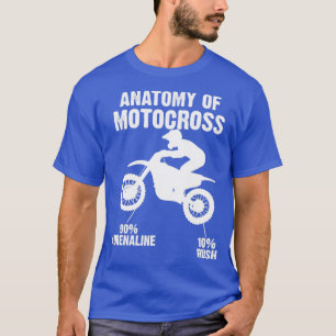 Anatomie van Motocross trots: MotoX MX race T-shirt