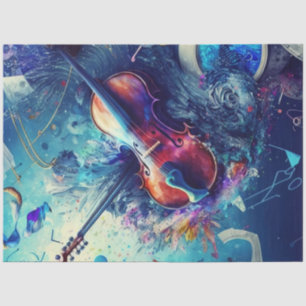 Anatomie van muziek serie ontwerp 6 tissuepapier