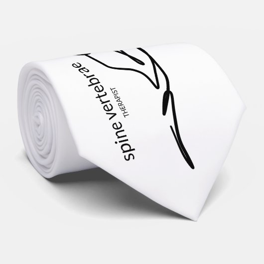 Anatomie van orthopedisch arts stropdas (Opgerold)