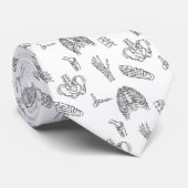 Anatomie van orthopedisch arts stropdas (Opgerold)