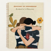 Anatomie van vriendschap BFF Besties Persoonlijk 2 Planner (Voorkant)