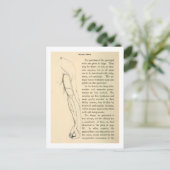  anatomie | Wapenvlees (circa 1852) Briefkaart (Staand voorkant)