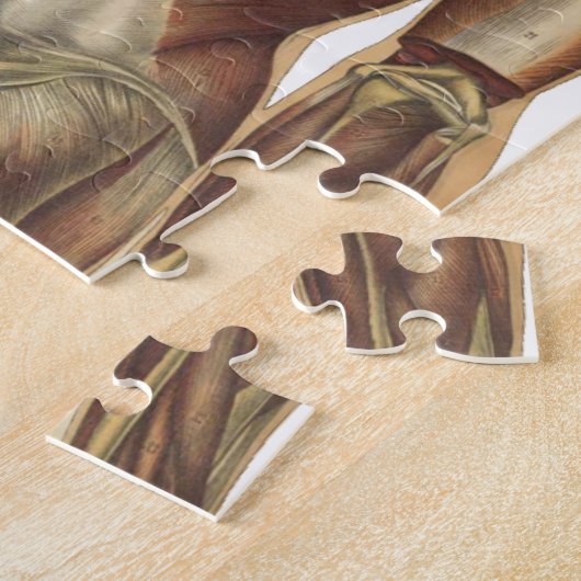 anatomieboekpagina's legpuzzel (Zijkant)