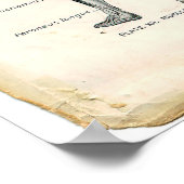  anatomieboekpagina's poster (Hoek)