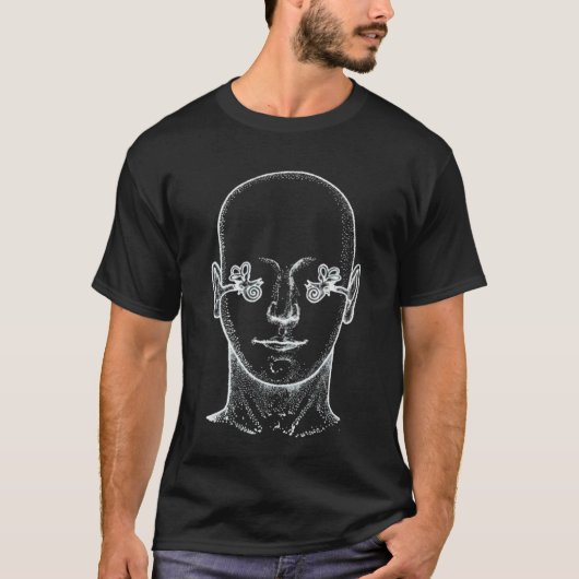 Anatomiediagram van het oor t-shirt (Voorkant)