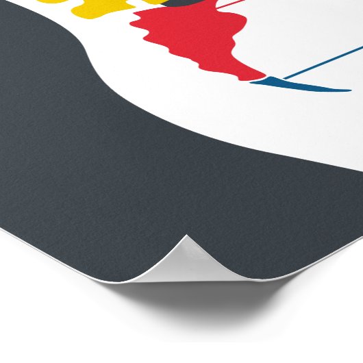 Anatomiegrafiek van de menselijke wervelkolom poster (Hoek)