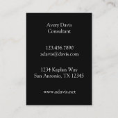  anatomiekunst en polsspieren visitekaartje (Achterkant)