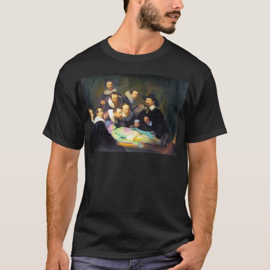 Anatomieles Creatief Modern Schilderen Mannen T-shirt (Voorkant)