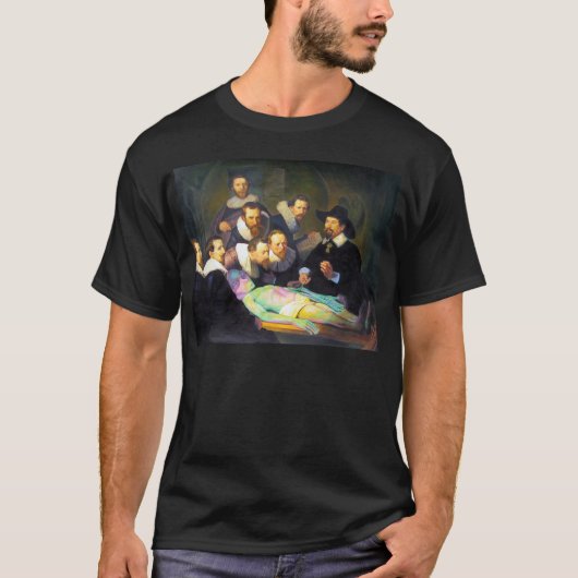 Anatomieles Creatief Modern Schilderen Mannen T-shirt (Voorkant)
