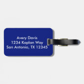 anatomiespieren van het beenblauw bagagelabel (Achterkant horizontaal)