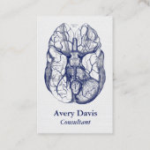  anatomiezenuwen van de onderkant van het brein visitekaartje (Voorkant)