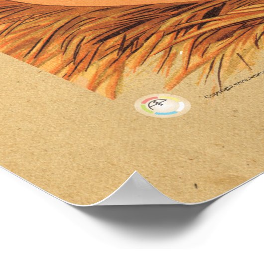 Anatomigenkaart Chicken Hen Artery Poster (Hoek)