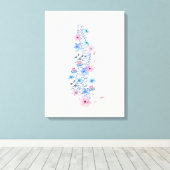 Anatomiscanvasafdruk van het sinusruggenmerg canvas afdruk (Insitu (Houten vloer))