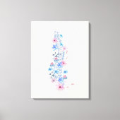 Anatomiscanvasafdruk van het sinusruggenmerg canvas afdruk (Voorkant)