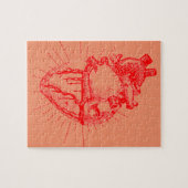 Anatomisch Collectie Rood en wit Legpuzzel (Horizontaal)