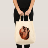 Anatomisch correct hart tote bag (Voorkant (product))
